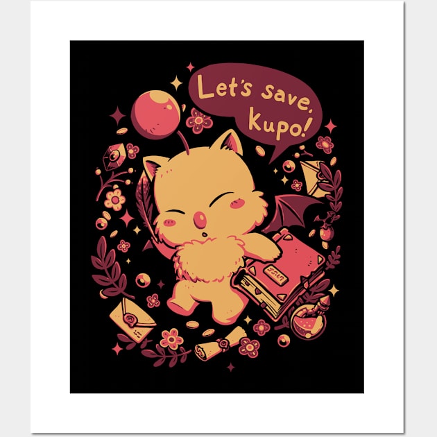 Let's save, kupo! Wall Art by Pixeleyebat